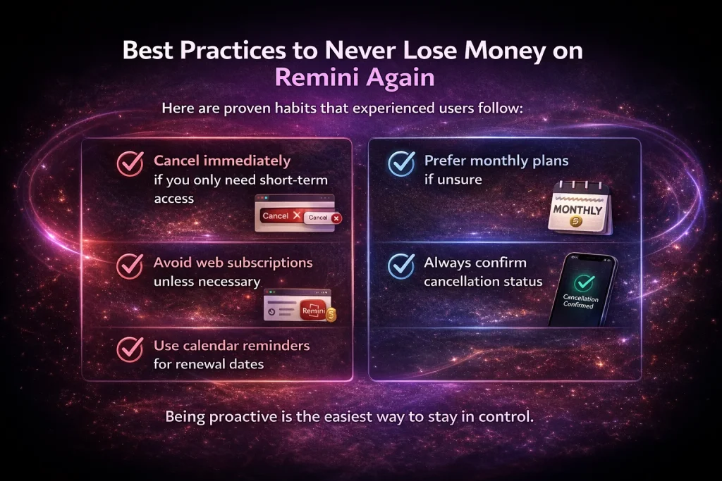 Cancel Remini Subscription Without Losing Money 5 Best Practices