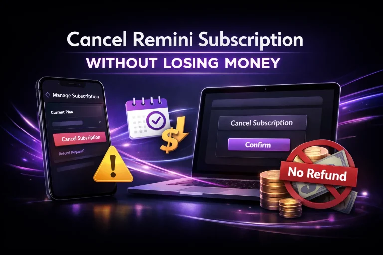 Cancel Remini Subscription Without Losing Money 1 Cancel Remini Subscription