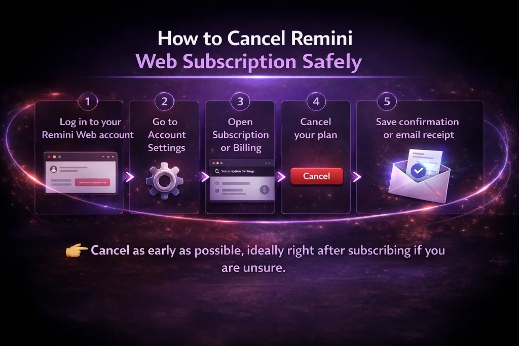 Cancel Remini Subscription Without Losing Money 3 Cancel Remini Web Subscription Safely