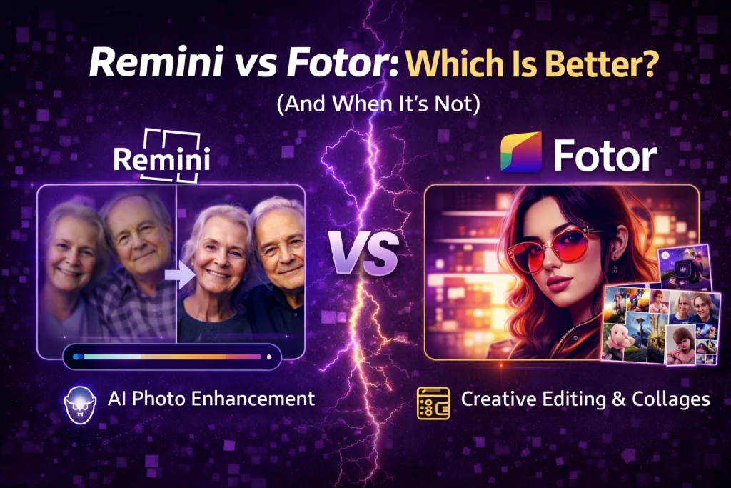 Remini vs fotor