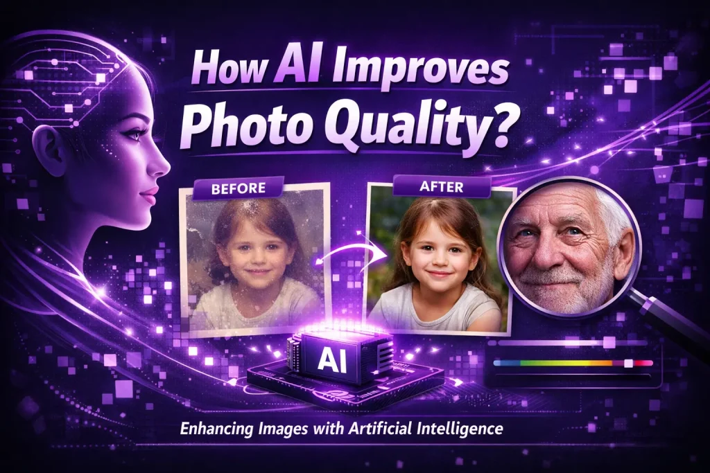 how AI improves photo quality