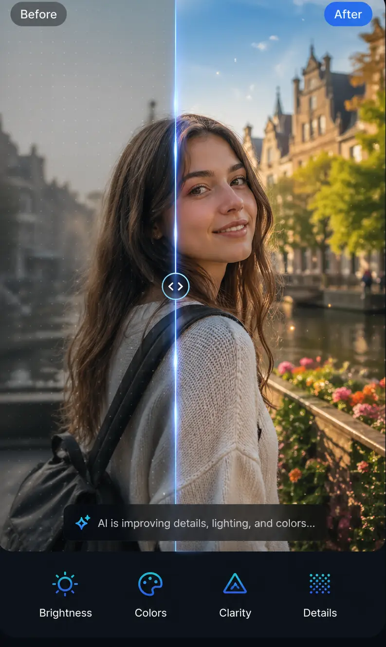 AI Background Enhancement