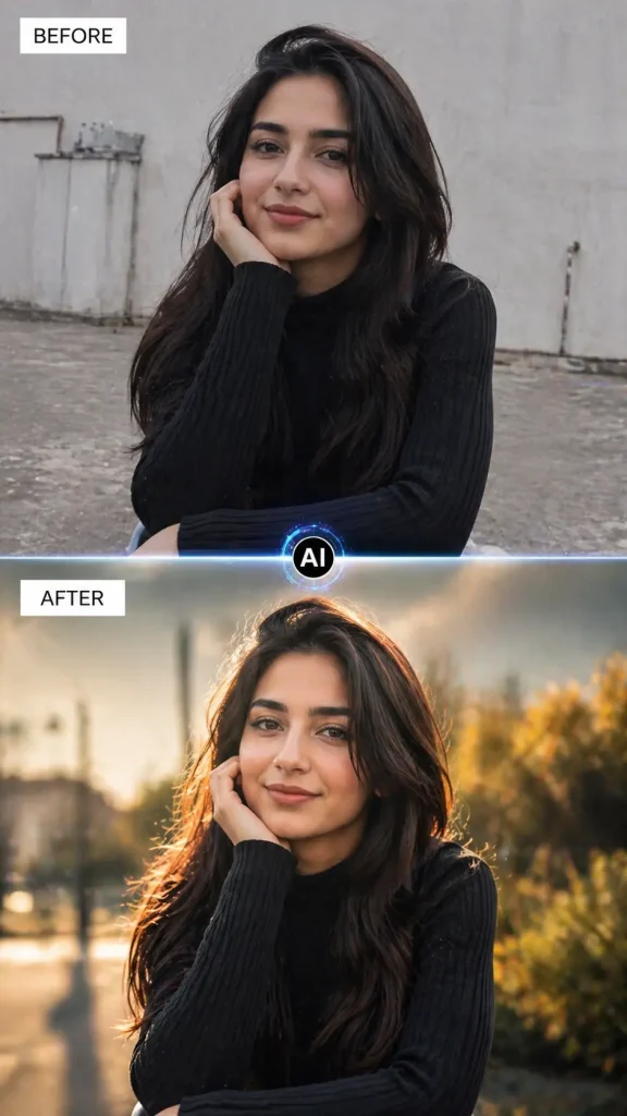 Remini Pro Background Enhancement