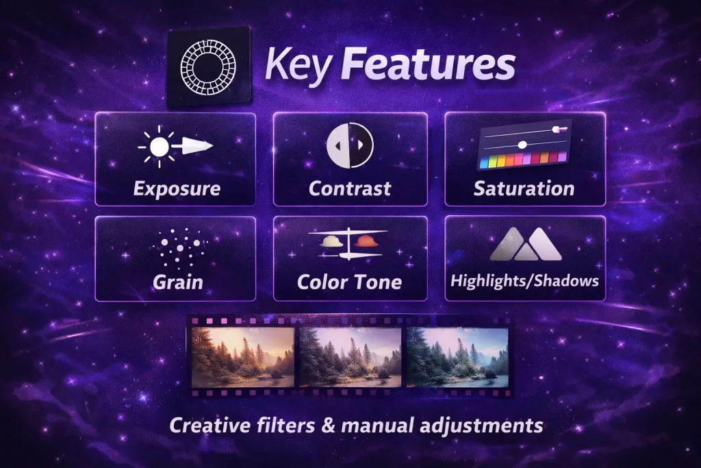 VSCO app key features