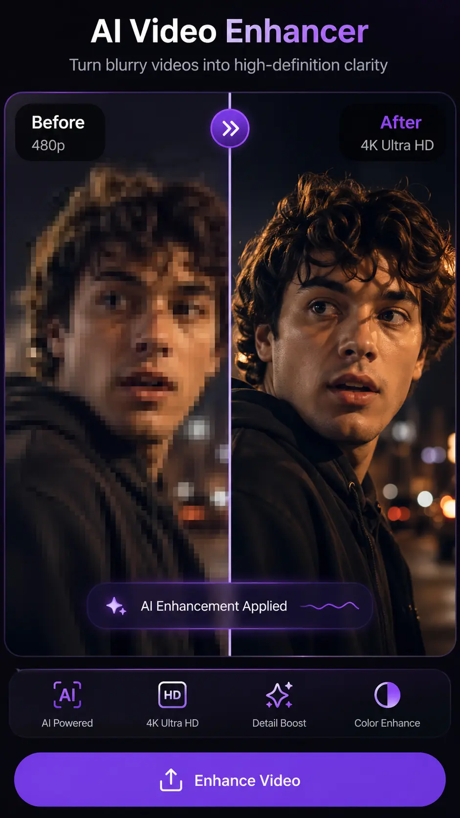 AI Video Enhancement